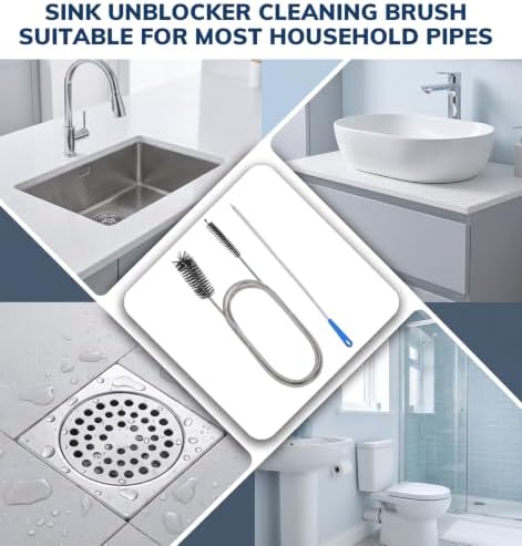 2Pcs Drain Cleaner Brush, Drain Cleaning Brush, Pipe Tool - Image 7