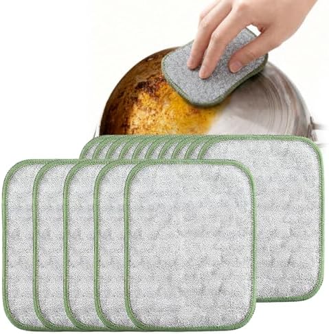 2026 New Multipurpose Wire Dishwashing Rags, Double Layer Metal Scrubbing Pads by Awonderfulcreation