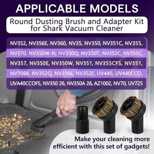 3PCS Horse Hair Brush Vacuum Attachment Set - Image 6