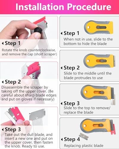 2 Pack Razor Blade Scraper - Image 2
