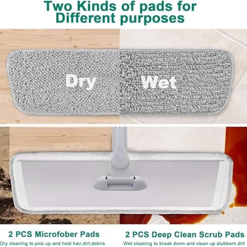 Microfiber Flat Wet-Dry Mop - Image 3