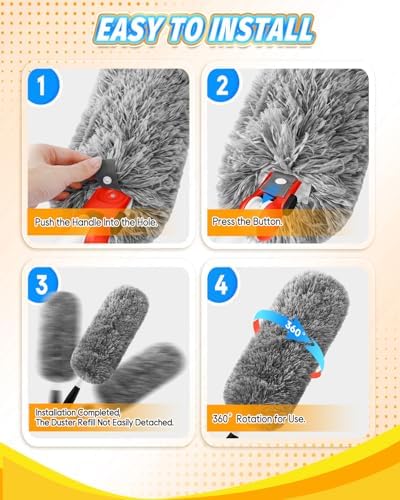 KEEPOW 2 Pcs Upgraded Duster Refills Compatible - Image 3