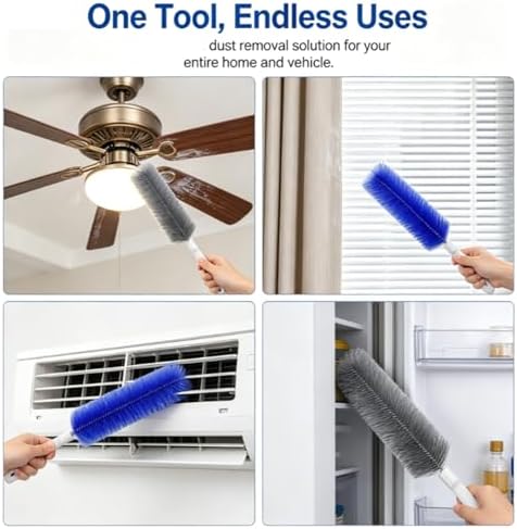 Cartorya Cleaning Brush, Fan Cleaning Brush, Dust Removal Brush, Bendable - Image 6