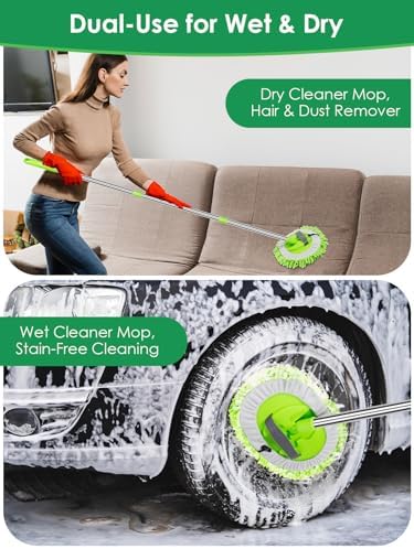 2 in 1 Lightweight Wall Cleaner Mop - Image 5