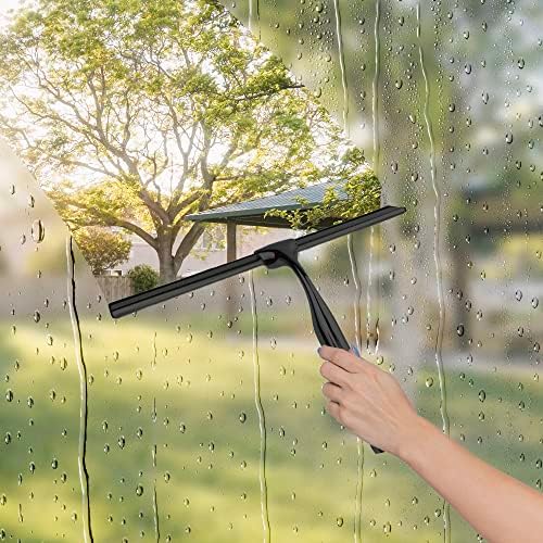 Matte Black Shower Squeegee for Glass Doors - Image 4