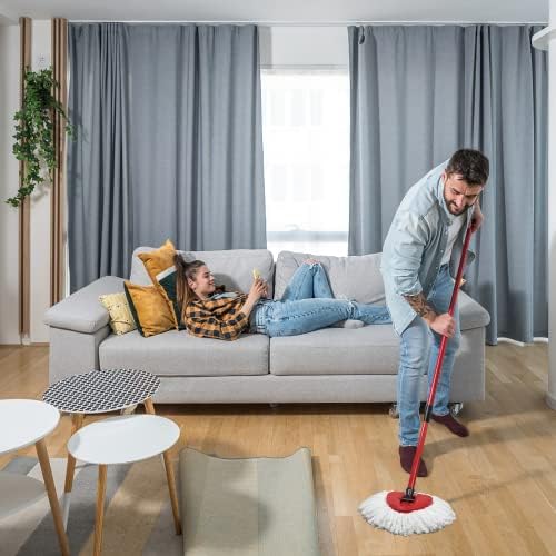 2 Pack Mop Replacement Heads for O-Ceda EasyWrin Spin Mop, Microfiber Spin Mop - Image 6
