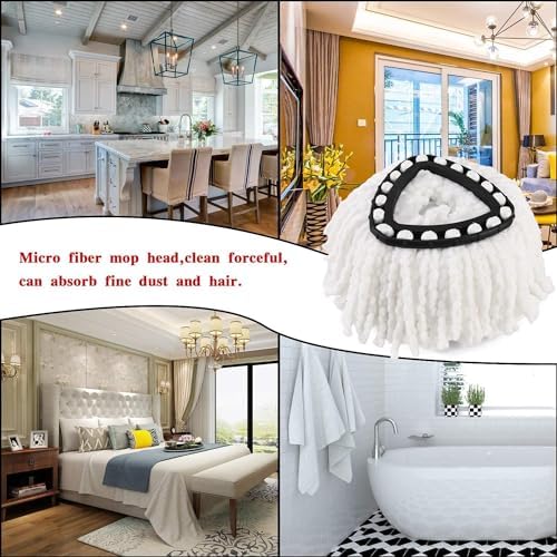 Mop Replace Head, Spin Mop Replacement Head Easywring 1-Tank System, Easy - Image 7