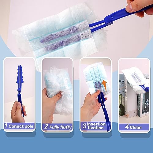 180° Dusters Multi Surface Duster Refills Kit Extender Handle - Image 4
