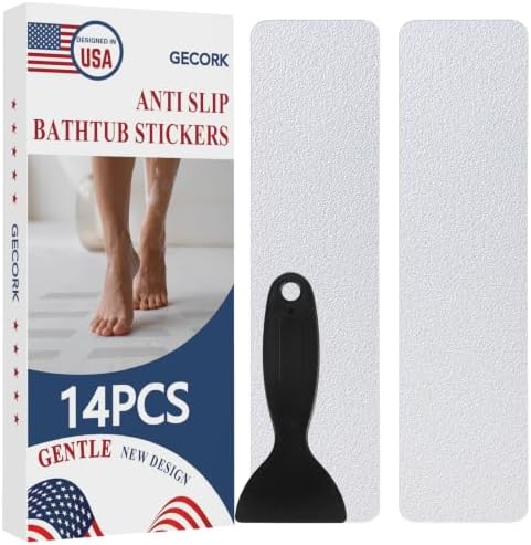 Gecork 14PCS Anti-Slip Shower Stickers by Gecork