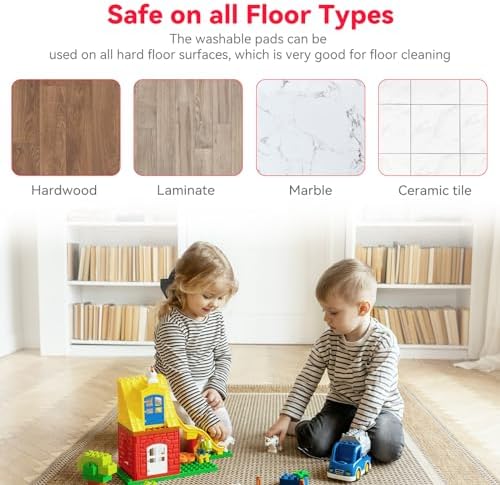 16.5 inch Microfiber Mop Pads for Rubbermaid Reveal Spray Mop and Any 16.5" - Image 5