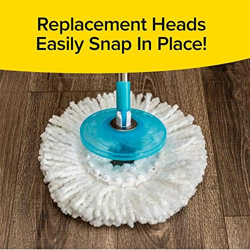 Hurricane Spin Mop Replacement Head, Absorbent Microfiber, Holds 10X Weight - Image 4