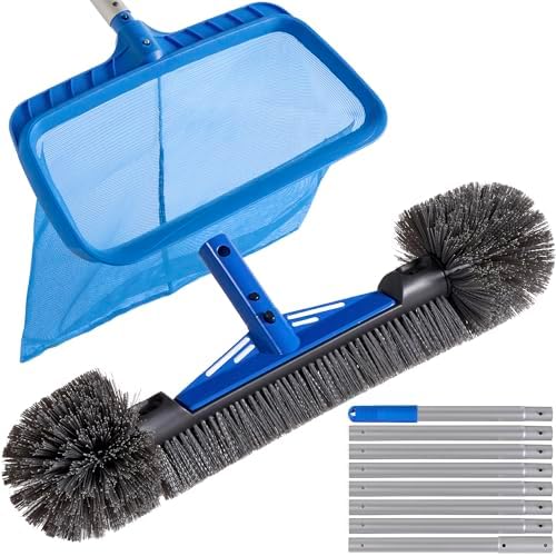 Best Choice Products Pool Cleaning Kit – 3 in 1, Includes Pool Brush, Skimmer by BestChoiceProducts