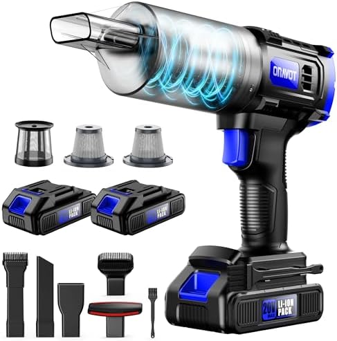 Car Vacuum Cordless, 35000PA Strong Suction Handheld Vacuum by CarVacuum