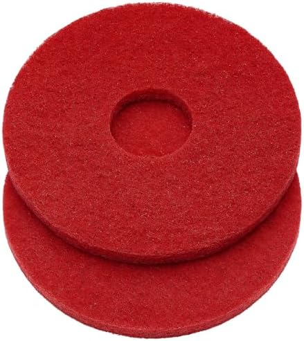 Teenyyou 2 Pcs 20" Red Floor Buffer Pads by Teenyyou