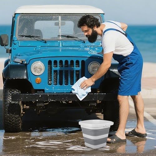 Car Wash Bucket 5L, Collapsible Bucket - Image 5
