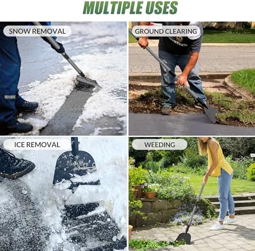 Walensee Floor Scraper, Long Handle Flat Shovel - Image 6