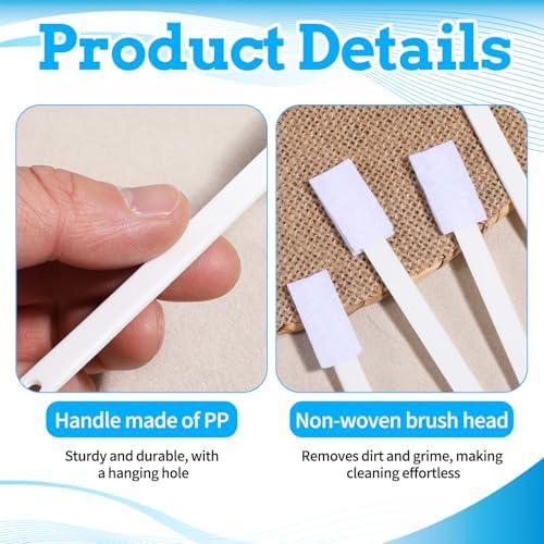 40Pcs Disposable Crevice Brush, Disposable Window Track Cleaning Brush - Image 2