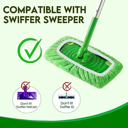 Reusable Microfiber Mop Pads Compatible - Image 2