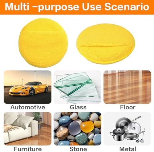 FONAROLL Microfiber Wax Applicator Pads, Car Wax Applicator - Image 2