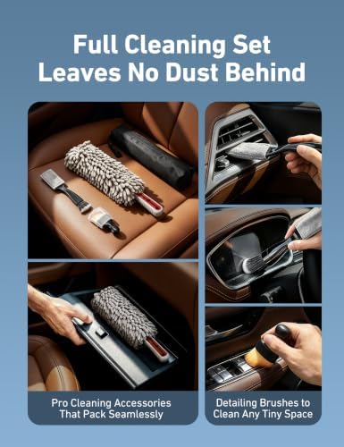 AstroAI Car Duster Kit, Microfiber Interior Cleaning Brush - Image 5