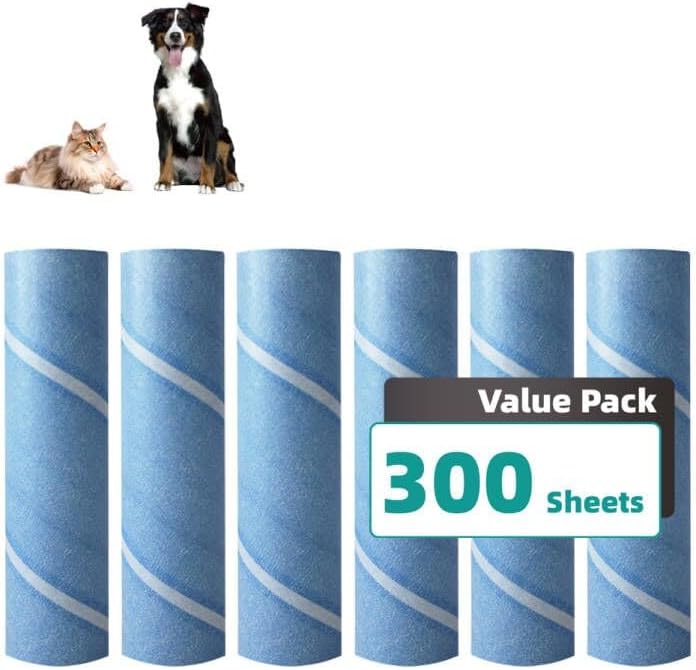 Layers Large Lint Roller Refill, Oversized Rollers, 10 in Wide 6 Packs by Layers