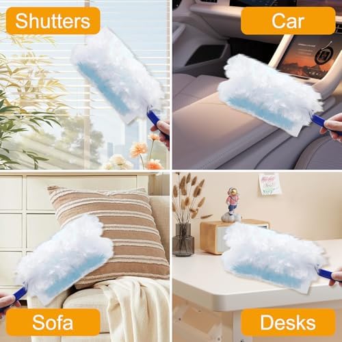 40 Count Electrostatic Duster Refills Replacement Head - Image 6