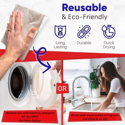 ZAP Cloth Premium Microfiber Cleaning Cloth, Reusable Glass Cleaning Towel - Image 4