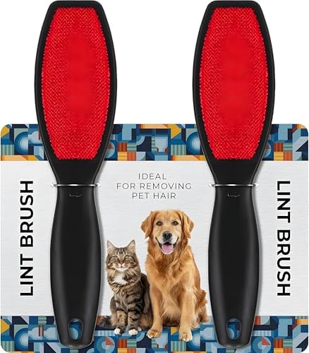 2 Pack Double-Sided Lint Brushes – Pet Hair Remover by Bexter