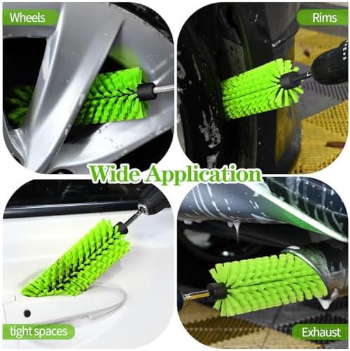 1 Pack Drill Brush for Car Wheel and Bottle - Image 6