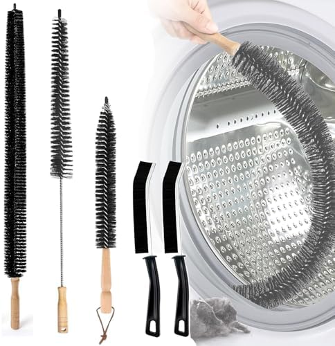 Dryer Vent Cleaner Kit 5Pcs Long Brush Cleaning Set by Unknown