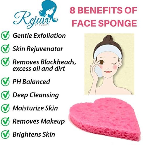 Facial Sponges Compressed Natural Cellulose Sponge - Image 6