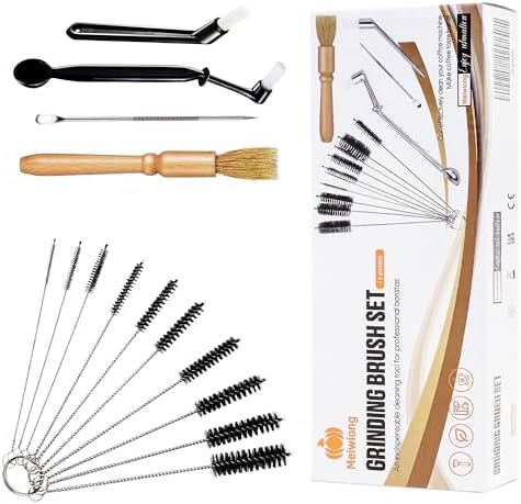 14Pcs Coffee Machine Cleaning Brush Set, 5 Types Clean Brush Tools by Meiwlong