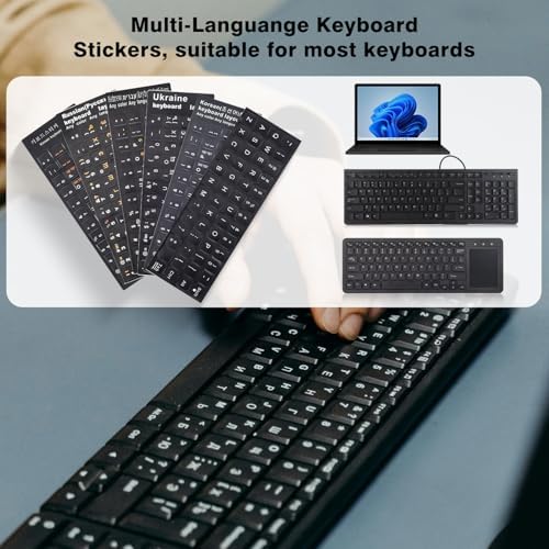 2PCS Russain Keyboard Stickers - Image 6