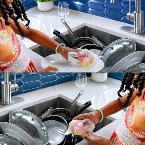 Pinguino Scrub Empress Dish Sponge 3 Pack-2PC - Image 3