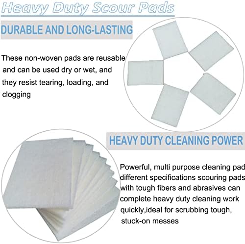 Tonmp 10 Pack 6" x 9" Superfine General Purpose Scuff Pads - Image 4