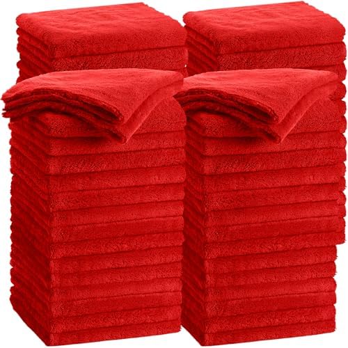 Shimeyao 30 Pcs 16 x 16 Inch Edgeless Microfiber Plush Towels by Shimeyao