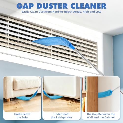 94'' Cobweb Duster with Extension Pole, Spider Web Brush - Image 6