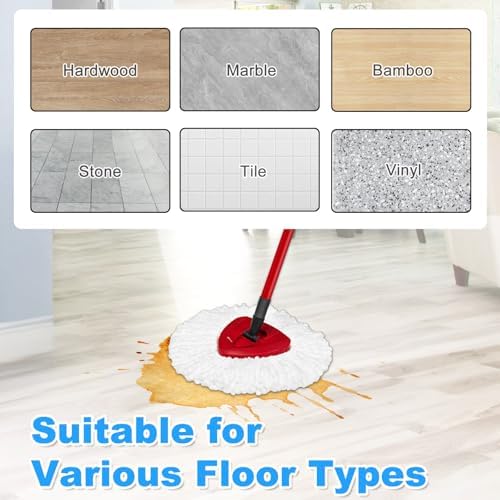 Mop Handle for Ocedar, Spin Mop Handle for O Cedar, 4-Section 30" to 58" - Image 5