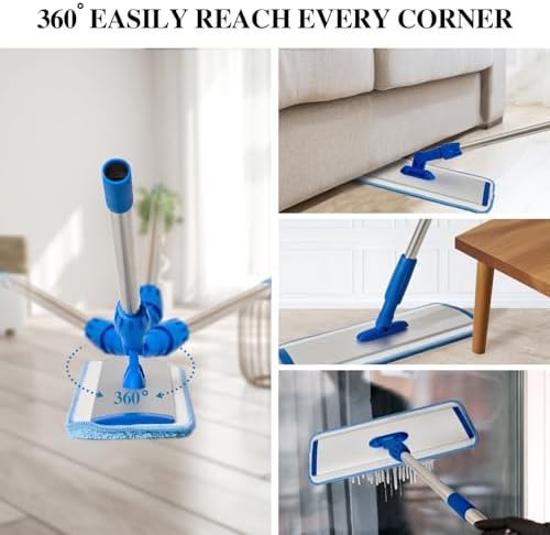 HONOVA 17.5" Microfiber Mop for Floor Cleaning - Image 6