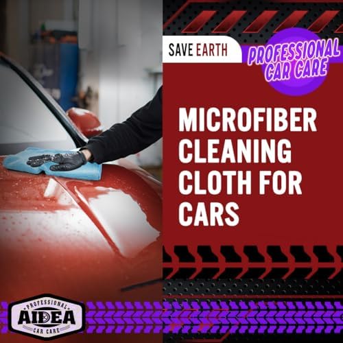 AIDEA Microfiber Cleaning Cloth, Shop Rags 12"×12" - Image 4