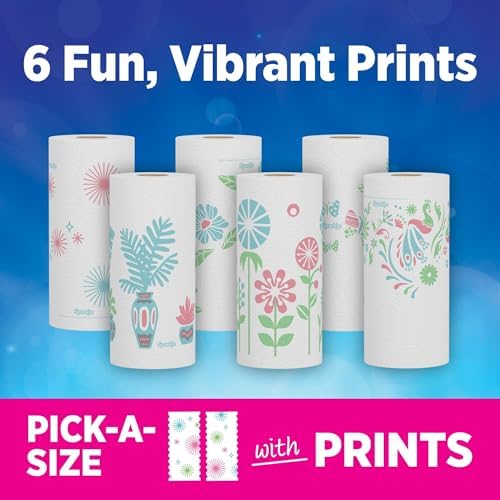 Sparkle Paper Towels, Spirited Prints, Pick-a-Size, 110 Sheets - Image 5