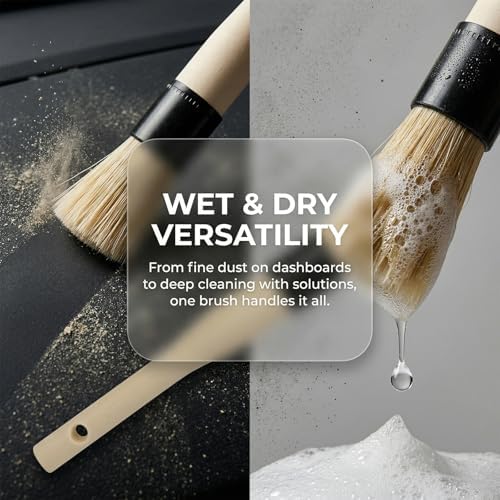 2 PCS Car Cleaning Brush, Scratch-Free Interior Exterior Cleaning Brushes - Image 4