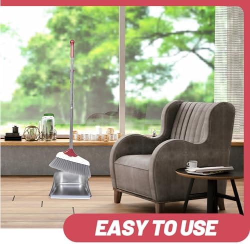 Healifty 1set Broom and Dustpan Handle - Image 7