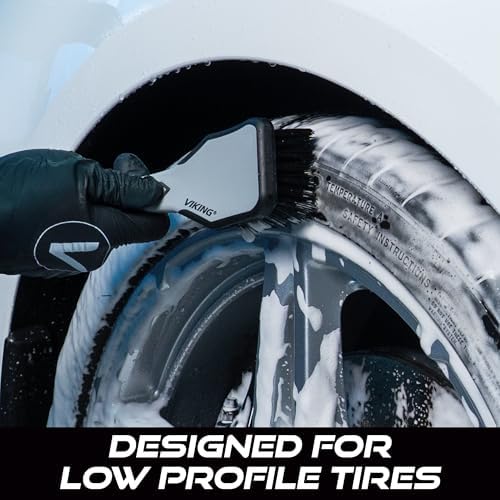 VIKING Tire Brush, Scrub Brush for Cars - Image 2