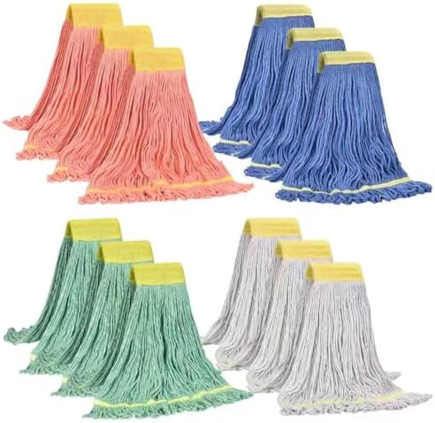 Matthew Cleaning Heavy Duty Mop Head Replacement, 5 Inch Wide Headband by MATTHEWCLEANINGPRODUCTS