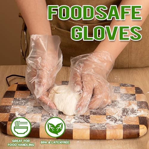 Disposable Plastic Gloves Food Handling Service Gloves Disposable - Image 2