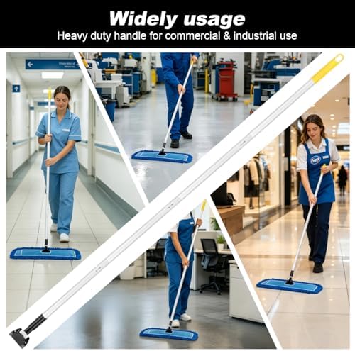 Clip on Dust Mop Handle Heavy Duty - Image 6