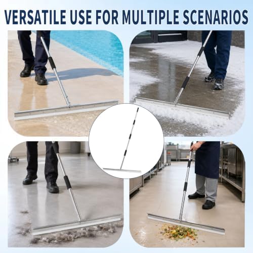 Floor Squeegee for Concrete, Heavy-Duty 33.4" Silicone Blade - Image 7