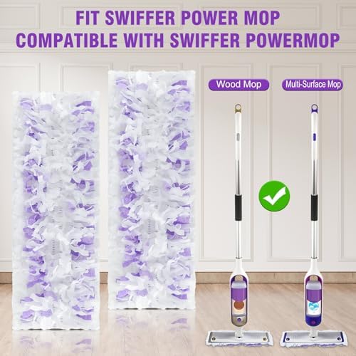 60 Pack Power Mop Refill Pads for Swiffer Power Mop - Image 6