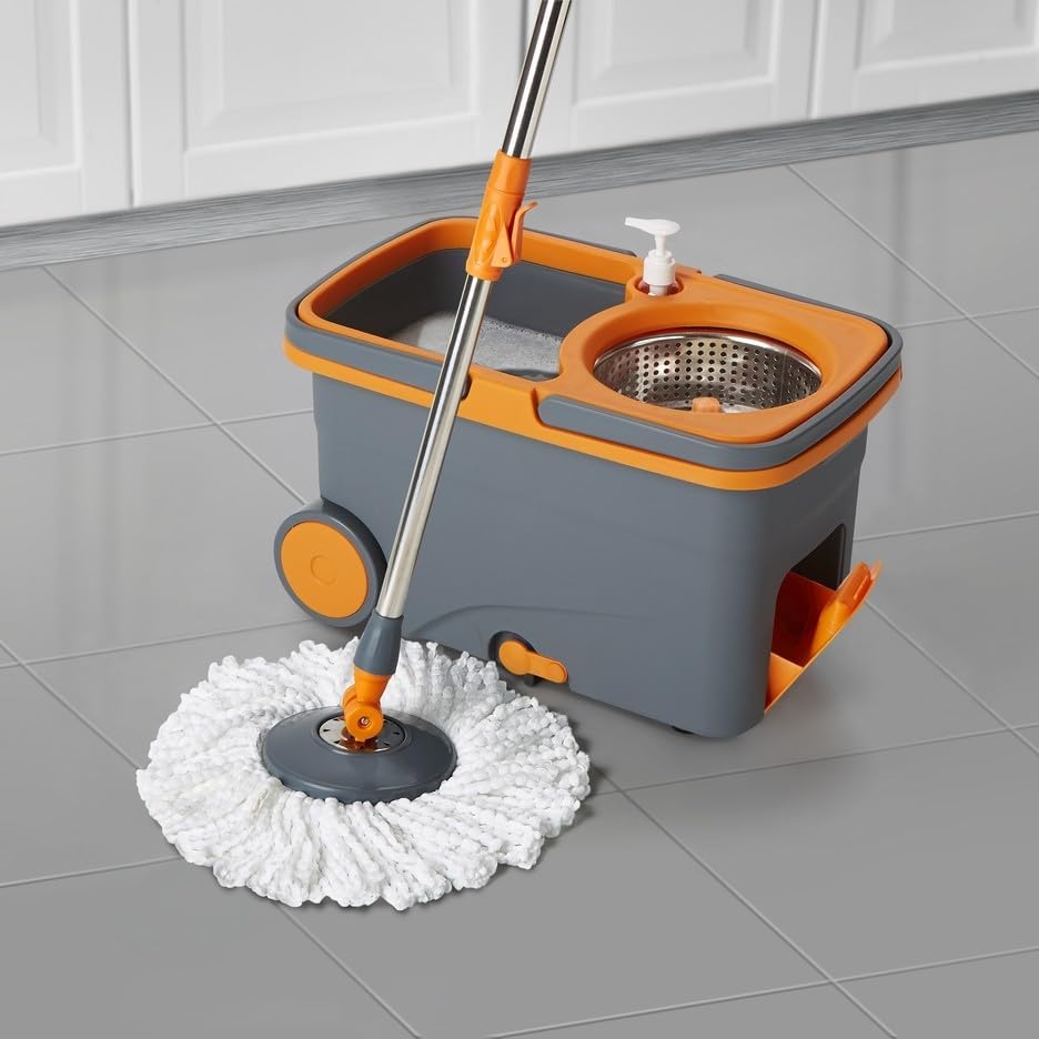 Casabella Spin Cycle Floor Mop Microfiber Refill Head, Machine-Washable - Image 3
